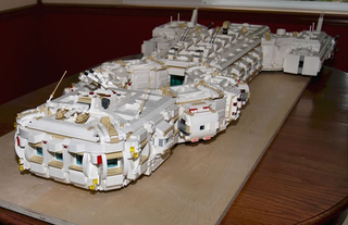 Illustration for article titled Pathfinder Space Ship, an Incredibly Complex LEGO Masterpiece